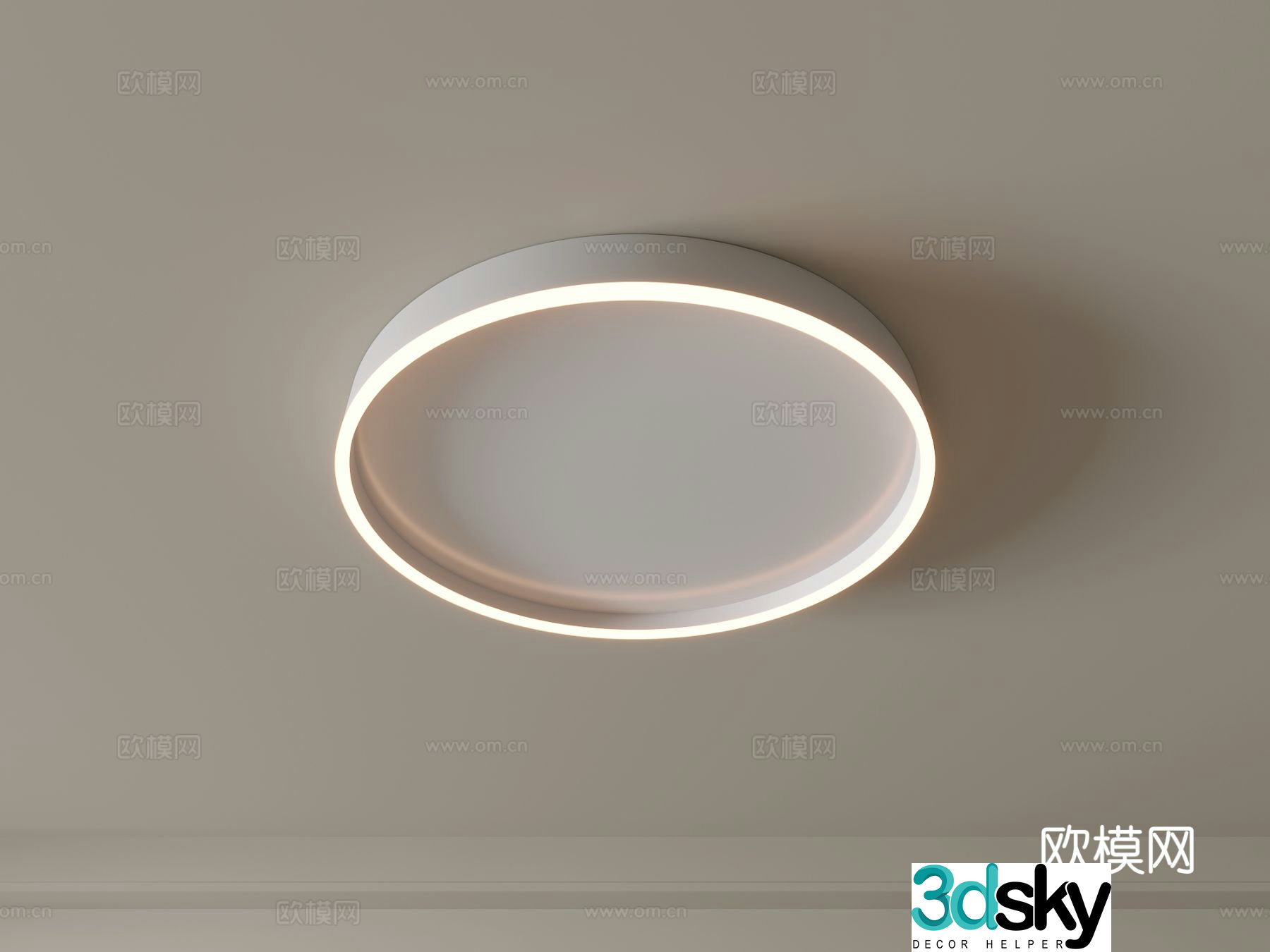 Modern ceiling lamp Geometric ceiling lamp Bedroom lamp Artistic shaped lamp Fashion living room lamp 3D model
