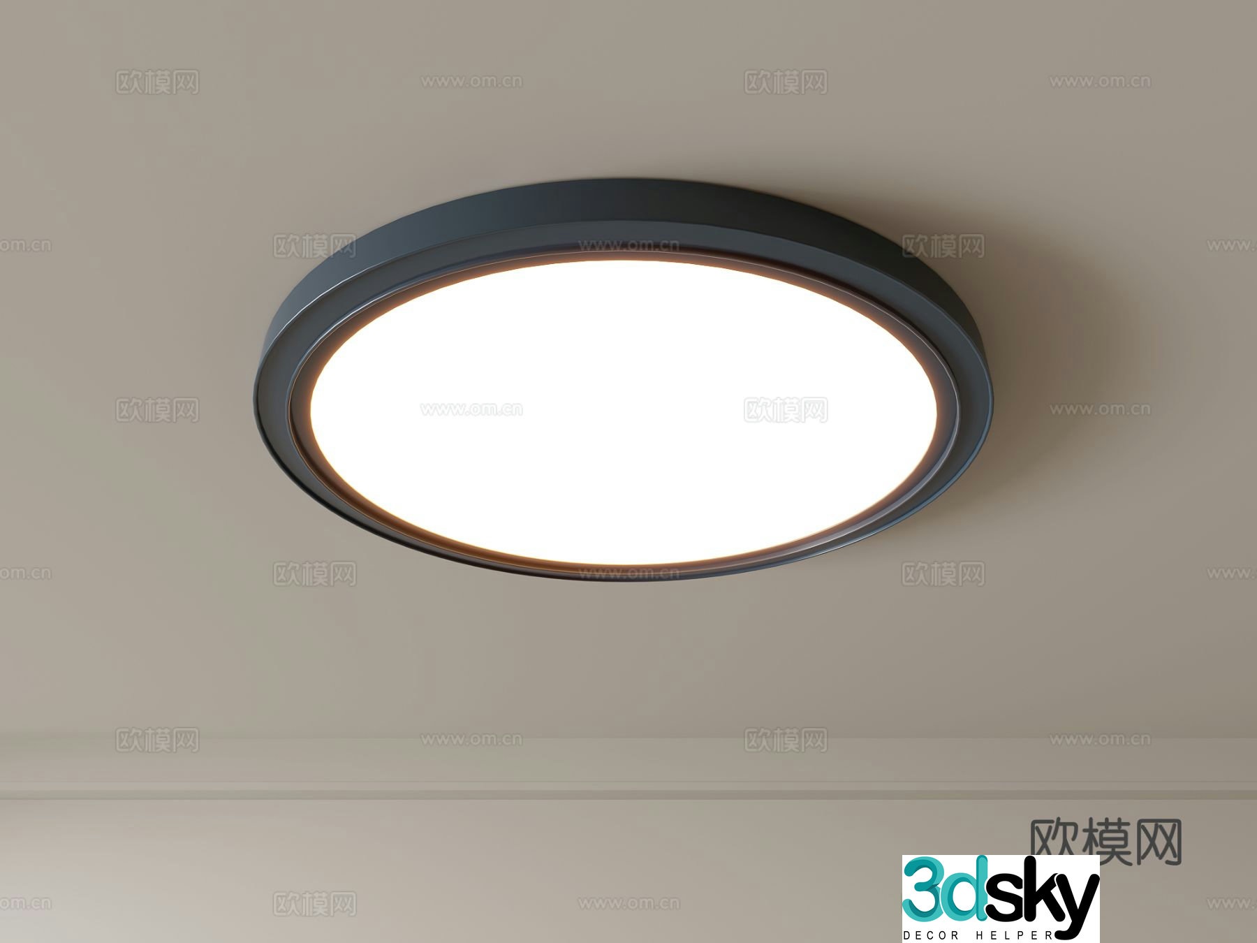 Modern ceiling lamp Geometric ceiling lamp Bedroom lamp Artistic shaped lamp Fashion living room lamp 3D model