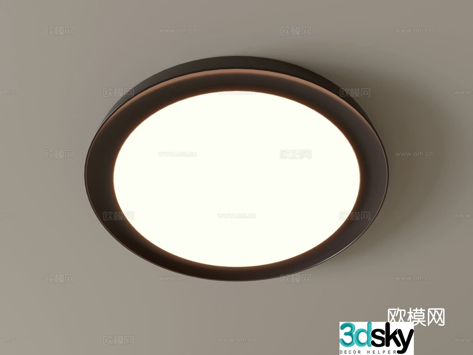 Modern ceiling lamp Geometric ceiling lamp Bedroom lamp Artistic shaped lamp Fashion living room lamp 3D model