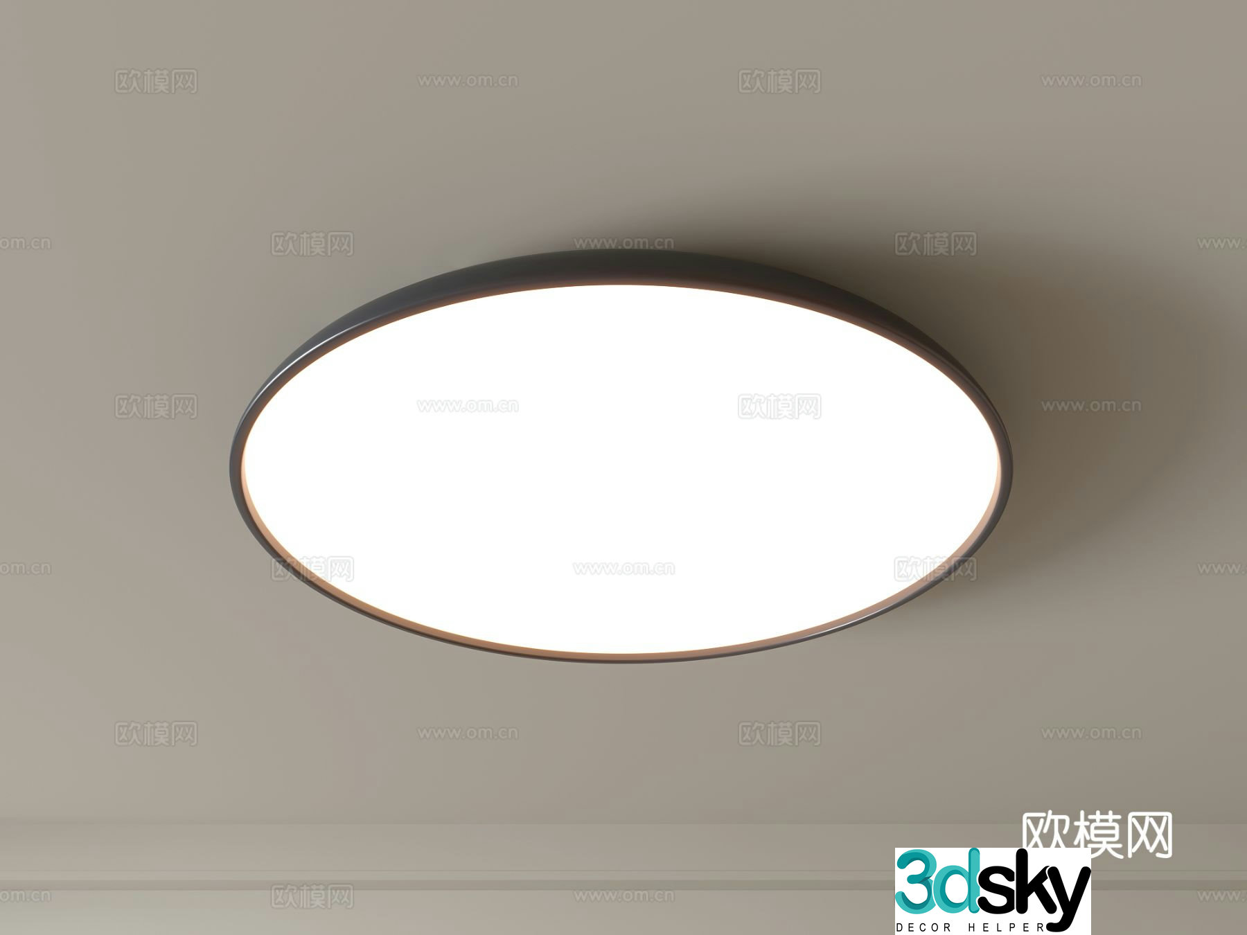 Modern ceiling lamp Geometric ceiling lamp Bedroom lamp Artistic shaped lamp Fashion living room lamp 3D model
