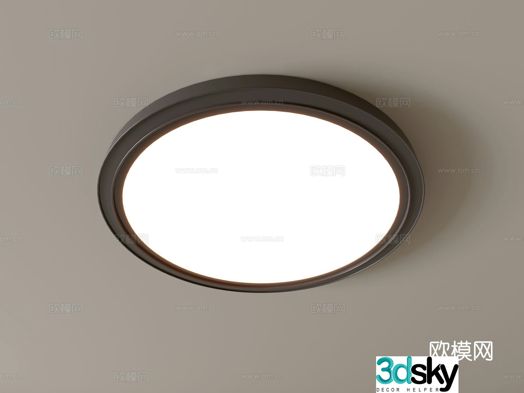 Modern ceiling lamp Geometric ceiling lamp Bedroom lamp Artistic shaped lamp Fashion living room lamp 3D model