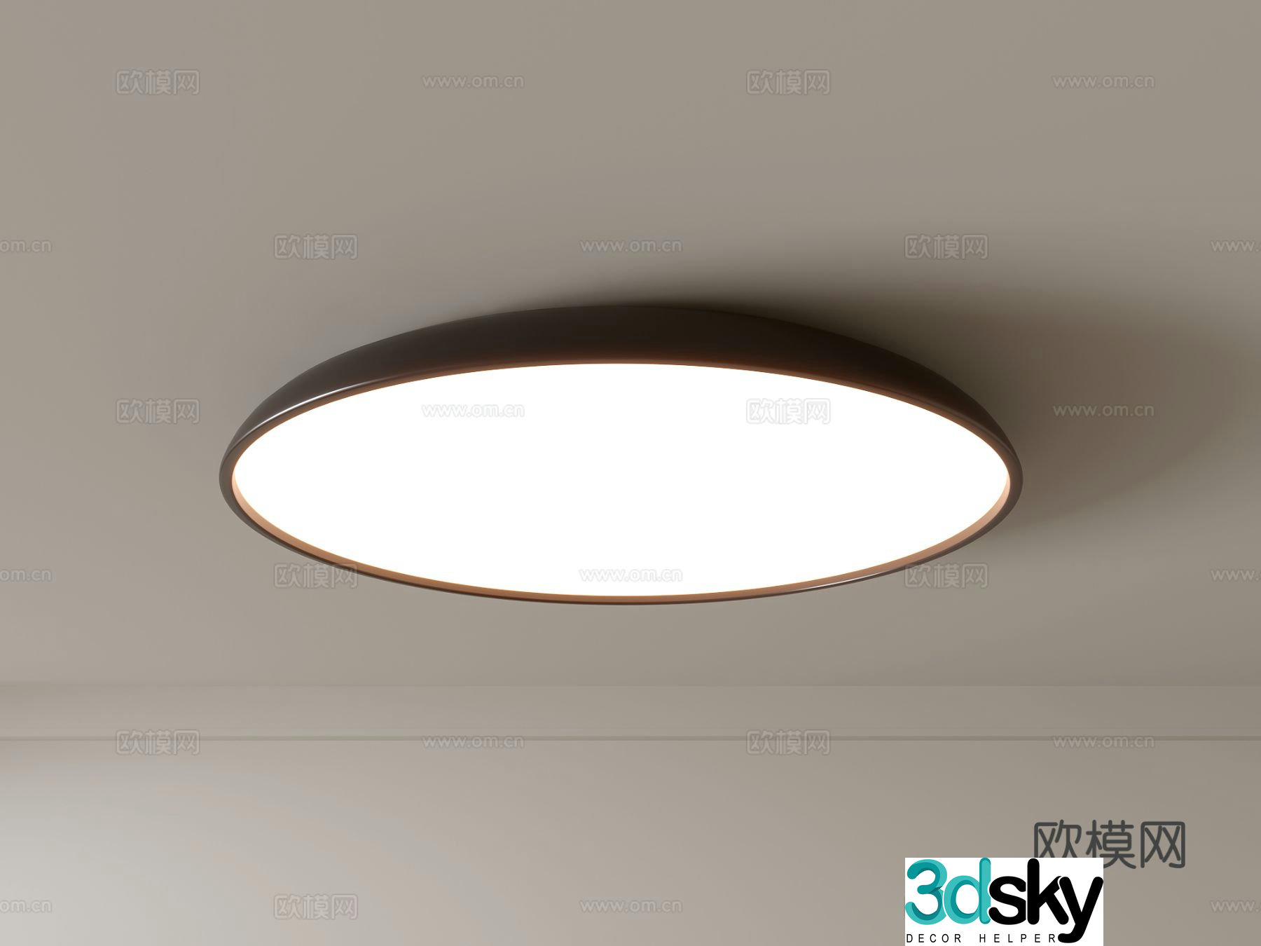 Modern ceiling lamp Geometric ceiling lamp Bedroom lamp Artistic shaped lamp Fashion living room lamp 3D model