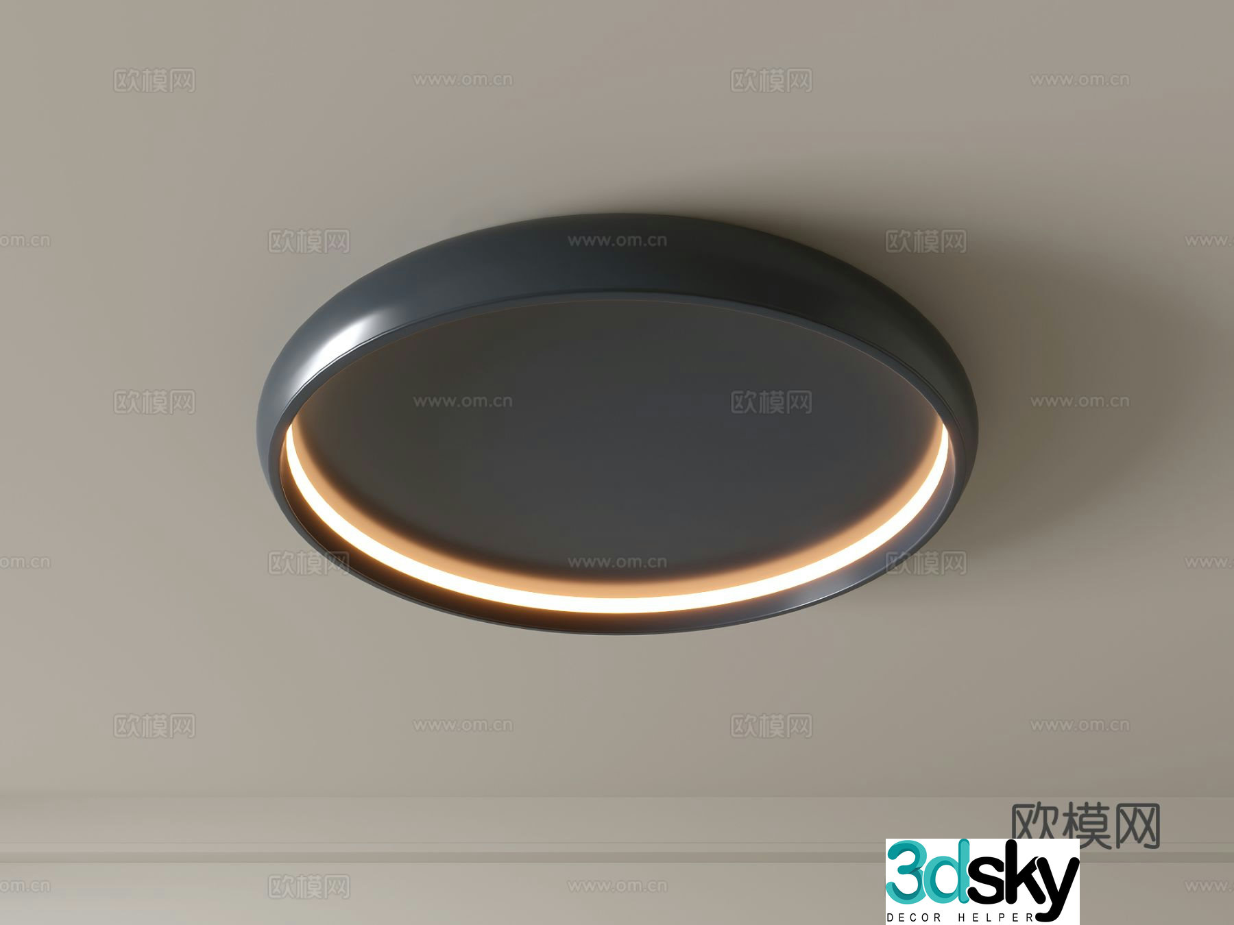 Modern ceiling lamp Geometric ceiling lamp Bedroom lamp Artistic shaped lamp Fashion living room lamp 3D model