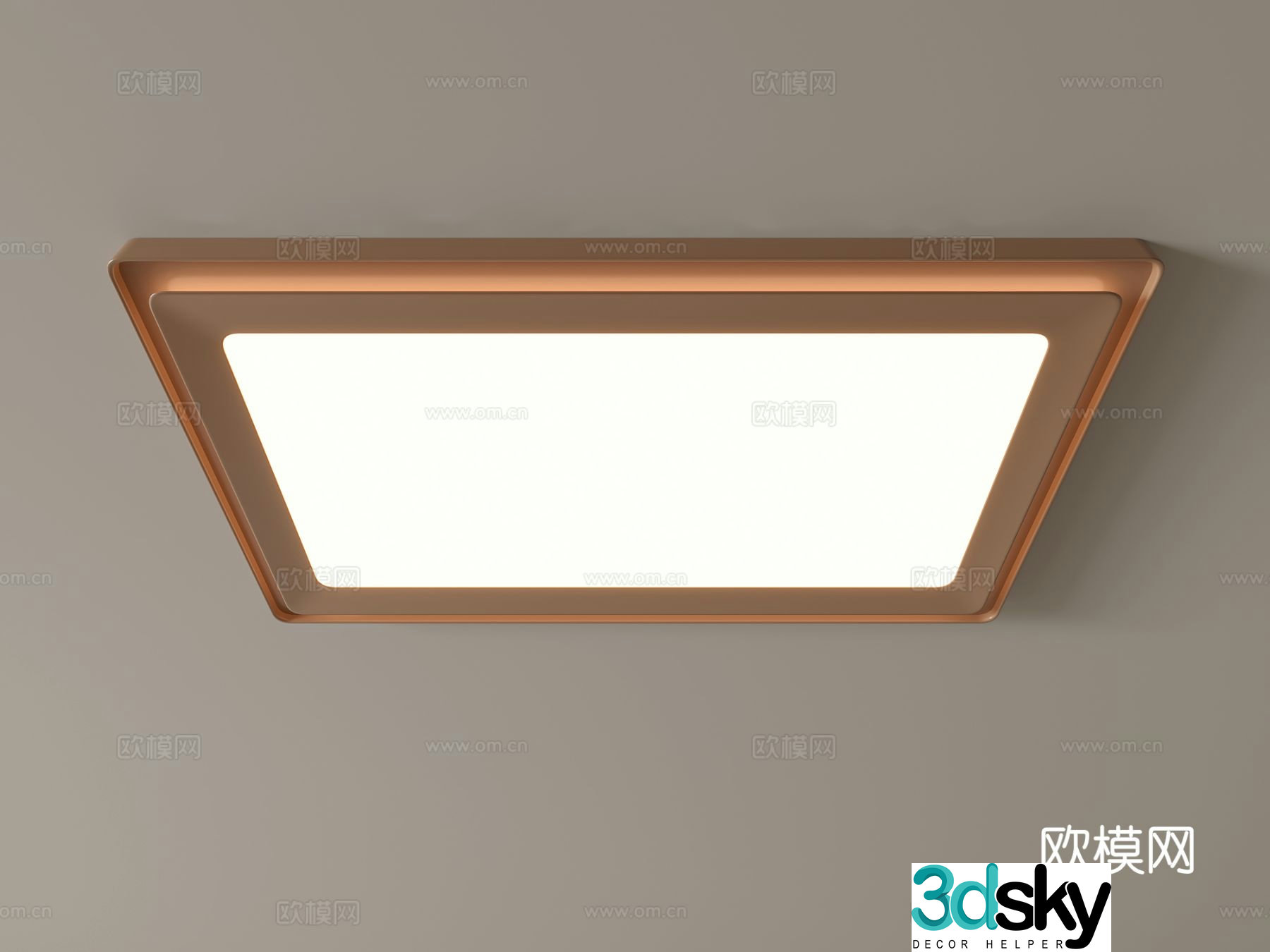 Modern ceiling lamp Geometric ceiling lamp Bedroom lamp Artistic shaped lamp Fashion living room lamp 3D model