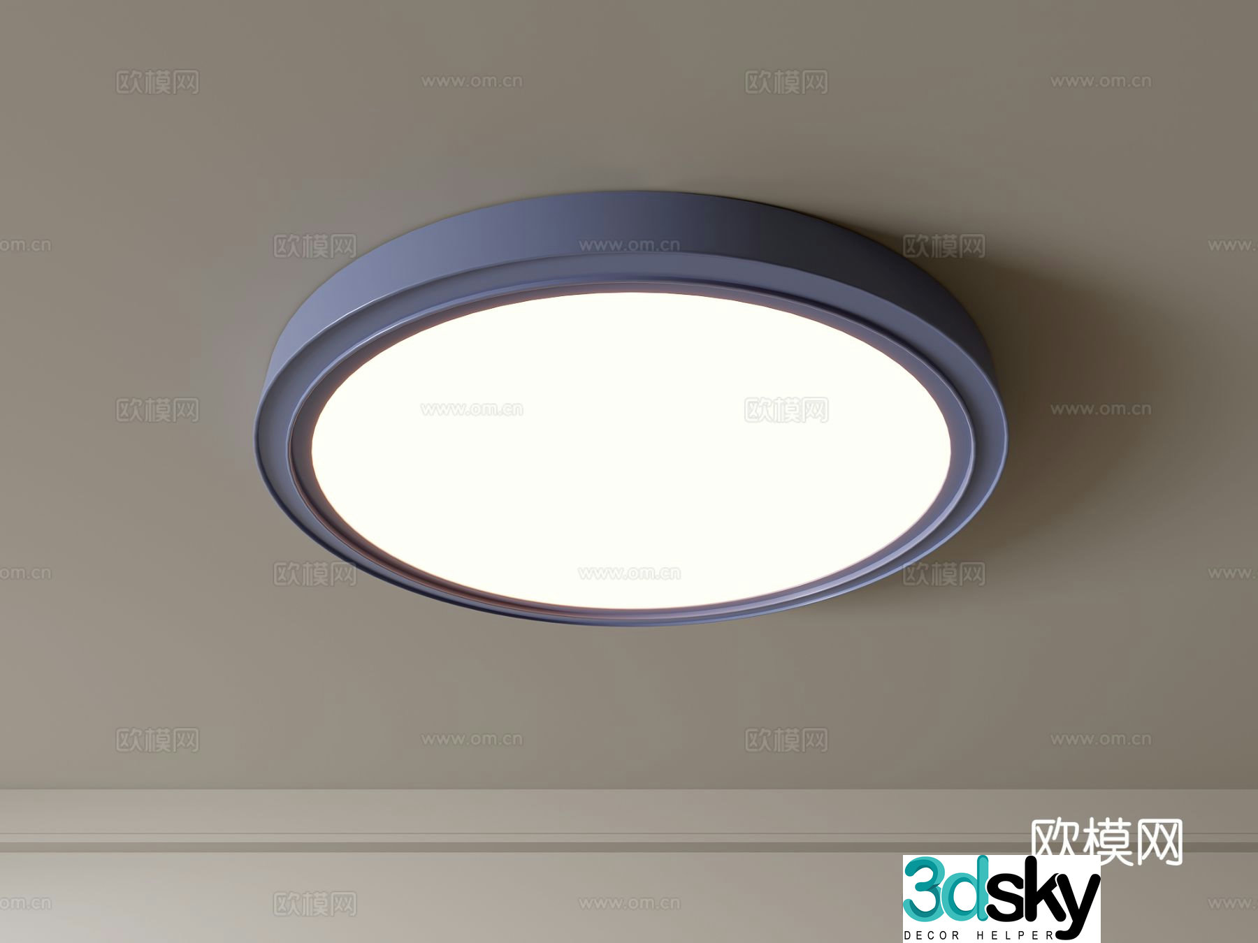 Modern ceiling lamp Geometric ceiling lamp Bedroom lamp Artistic shaped lamp Fashion living room lamp 3D model