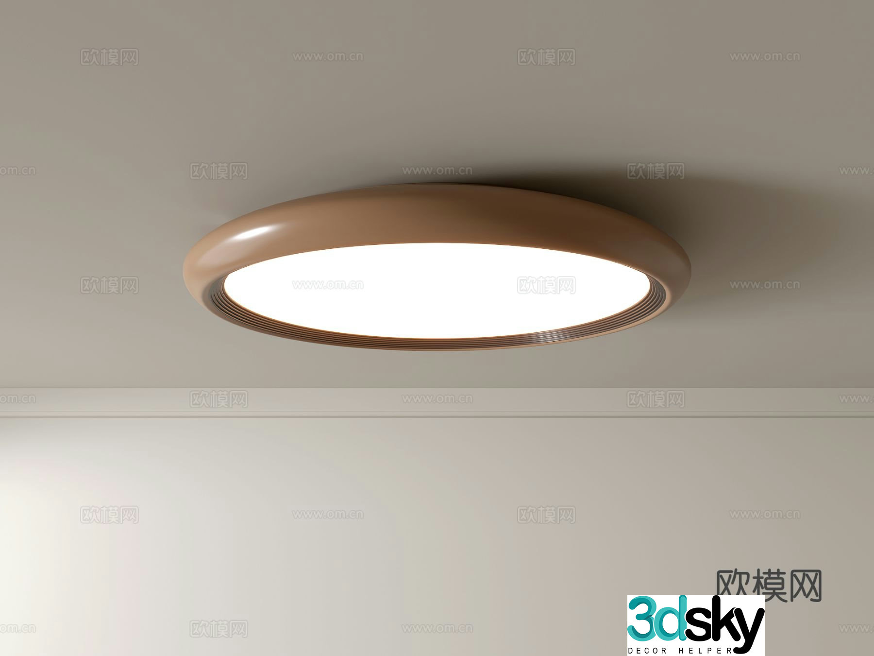 Modern ceiling lamp Geometric ceiling lamp Bedroom lamp Artistic shaped lamp Fashion living room lamp 3D model