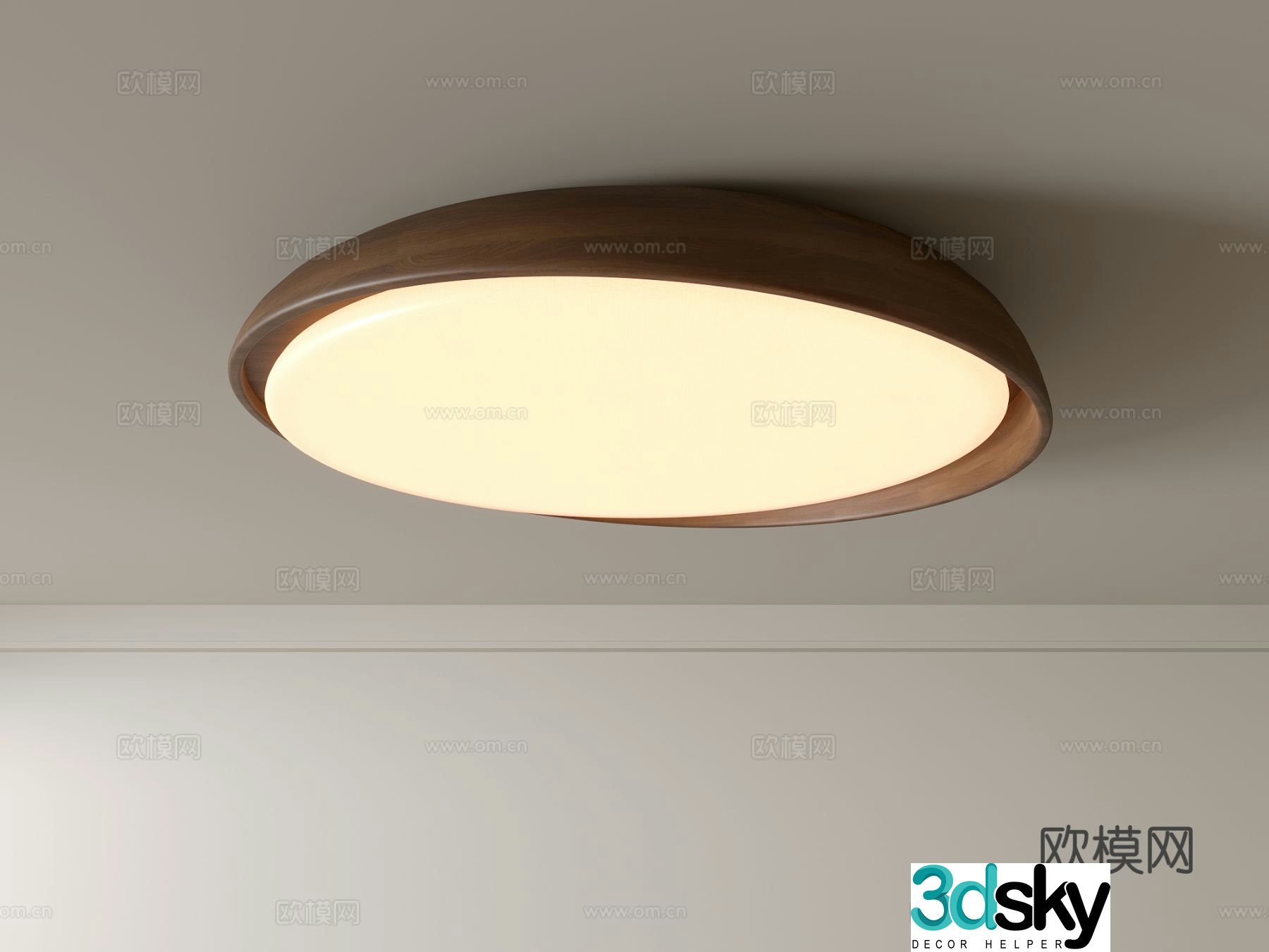 Modern ceiling lamp Geometric ceiling lamp Bedroom lamp Artistic shaped lamp Fashion living room lamp 3D model