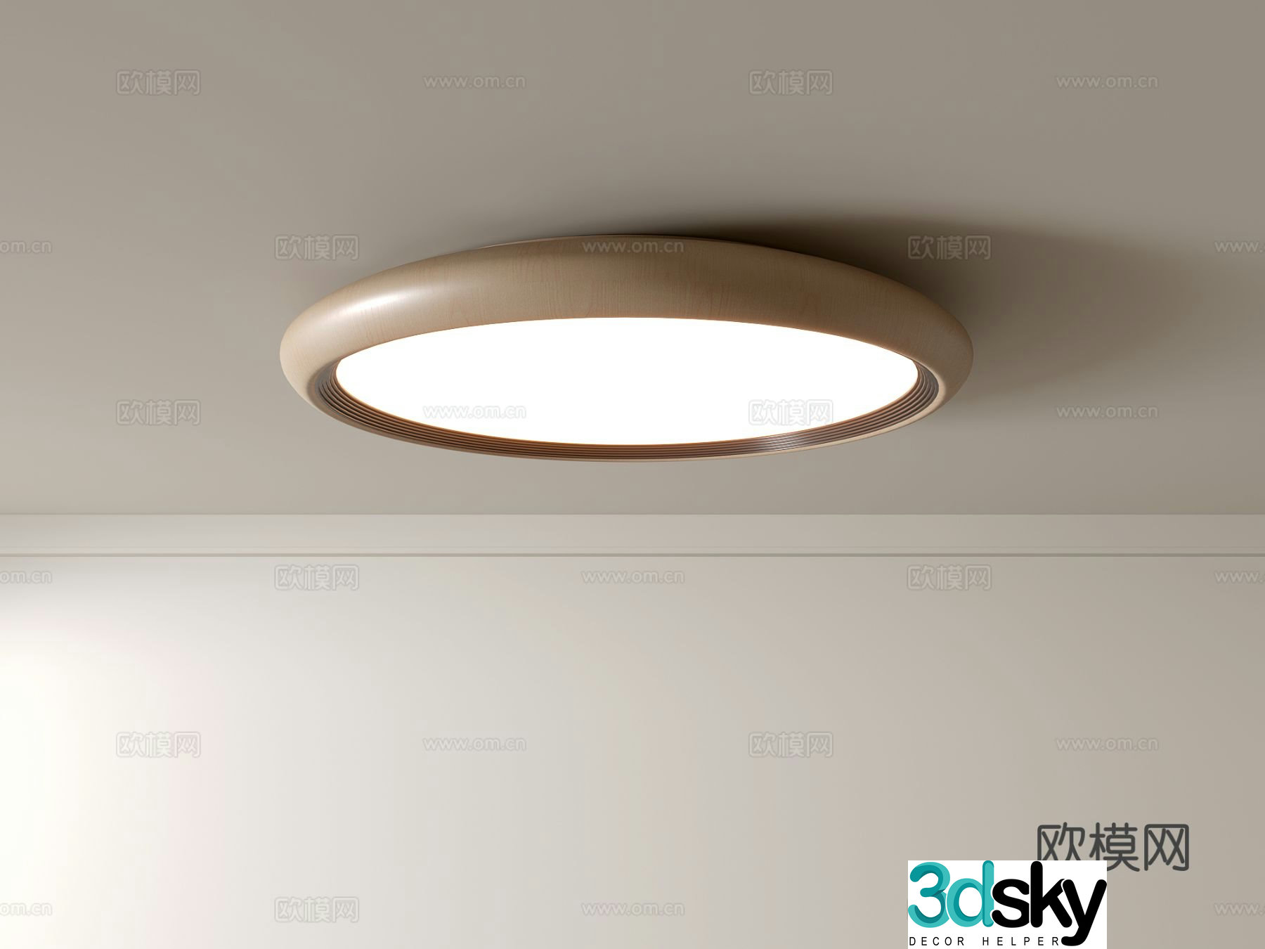 Modern ceiling lamp Geometric ceiling lamp Bedroom lamp Artistic shaped lamp Fashion living room lamp 3D model