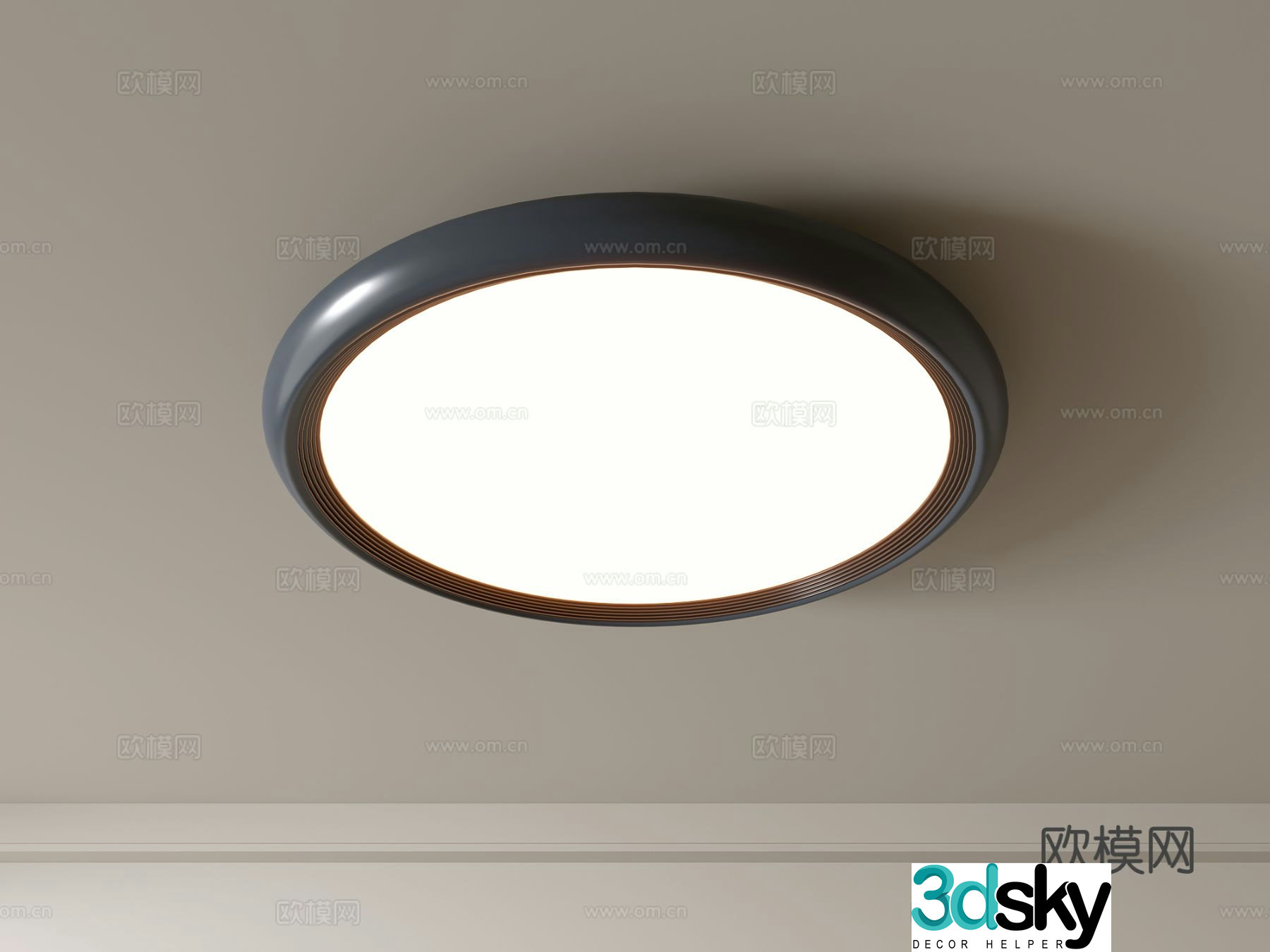Modern ceiling lamp Geometric ceiling lamp Bedroom lamp Artistic shaped lamp Fashion living room lamp 3D model