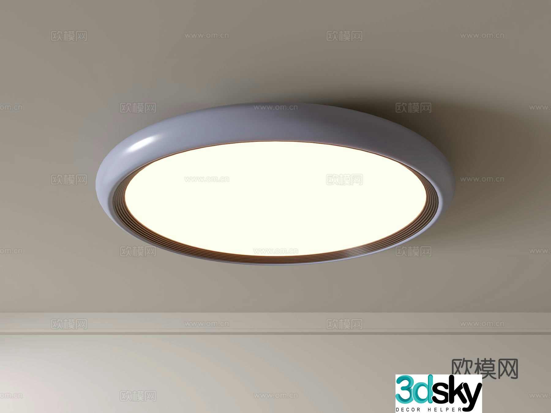 Modern ceiling lamp Geometric ceiling lamp Bedroom lamp Artistic shaped lamp Fashion living room lamp 3D model