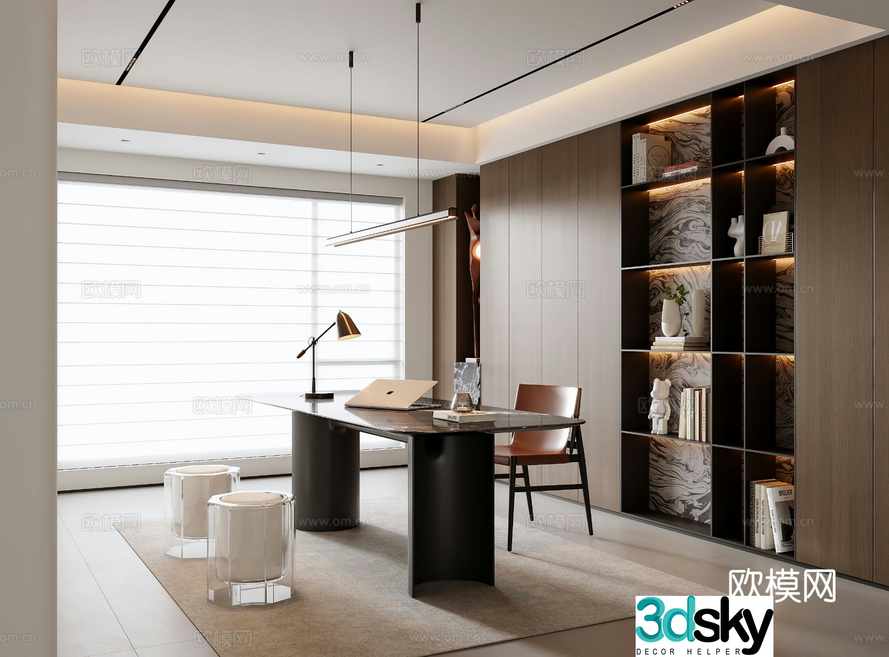 Italian study 3D model