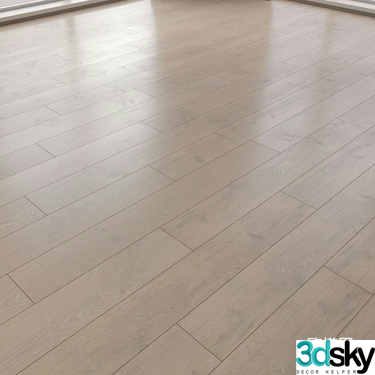 Floor tiles Wood floor 3d model