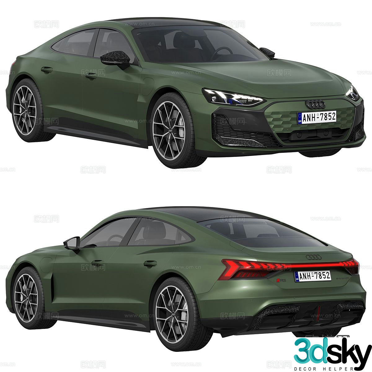 Audi RS e-tron GT performance 2025 coupe 3d model