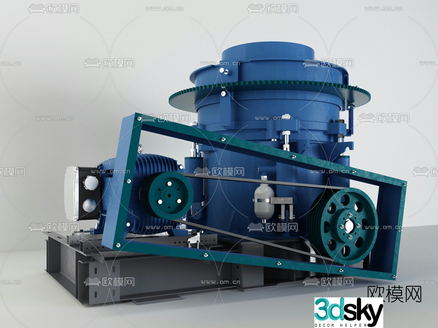 Modern blender 3d model