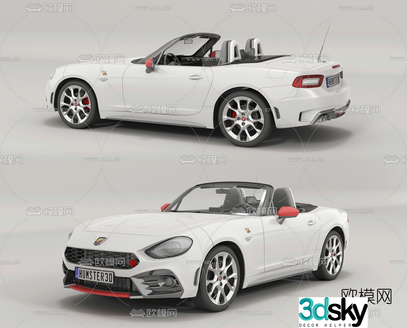 Hyundai Abarth car 3d model