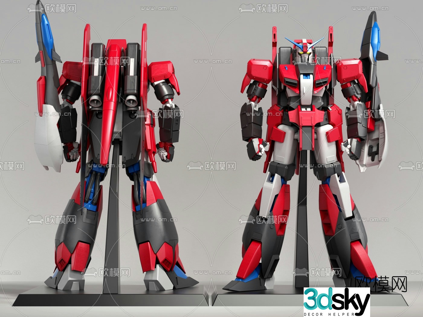 Modern Transformers children’s toy 3d model