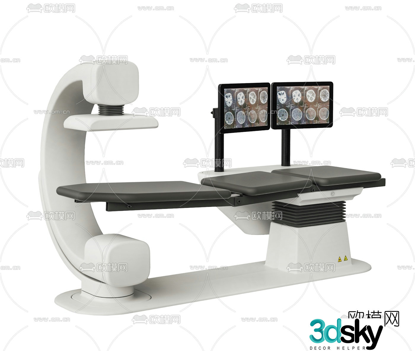 Modern operating table 3d model