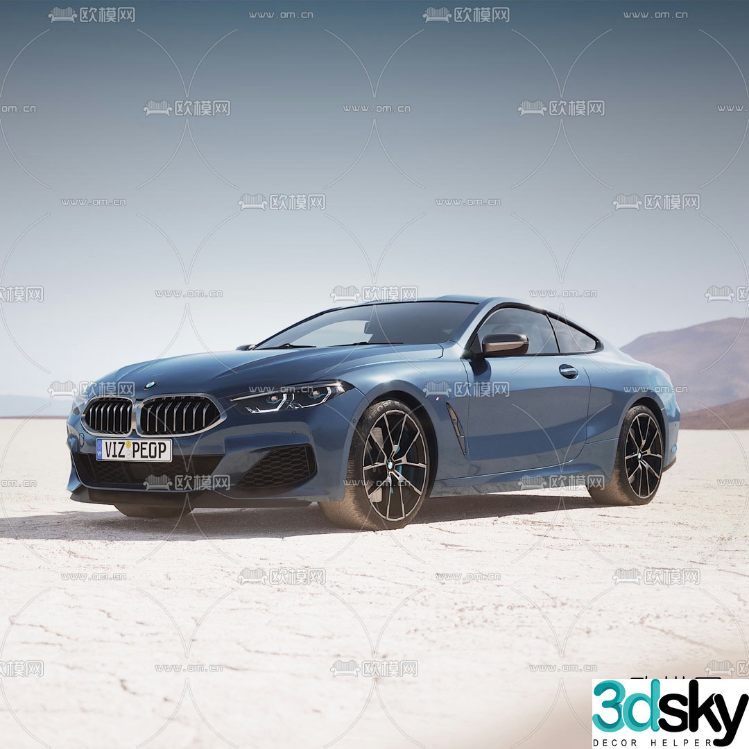 Modern BMW car 3d model