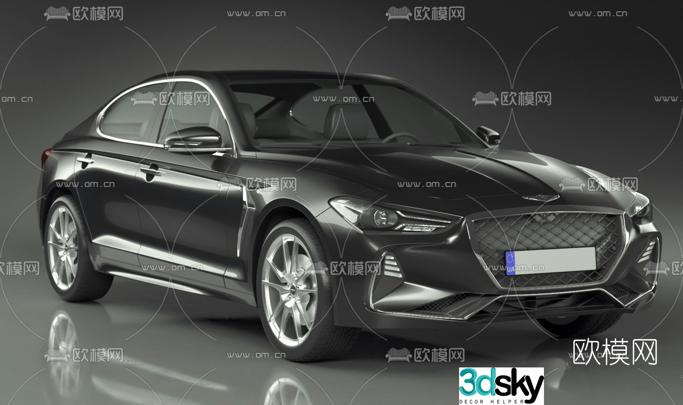 Hyundai Genesis sedan 3d model