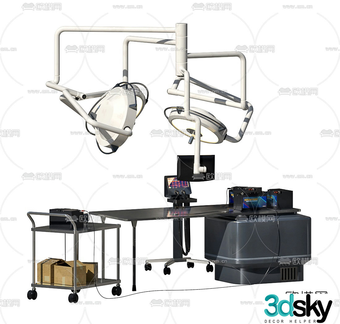 Modern medical equipment 3d model