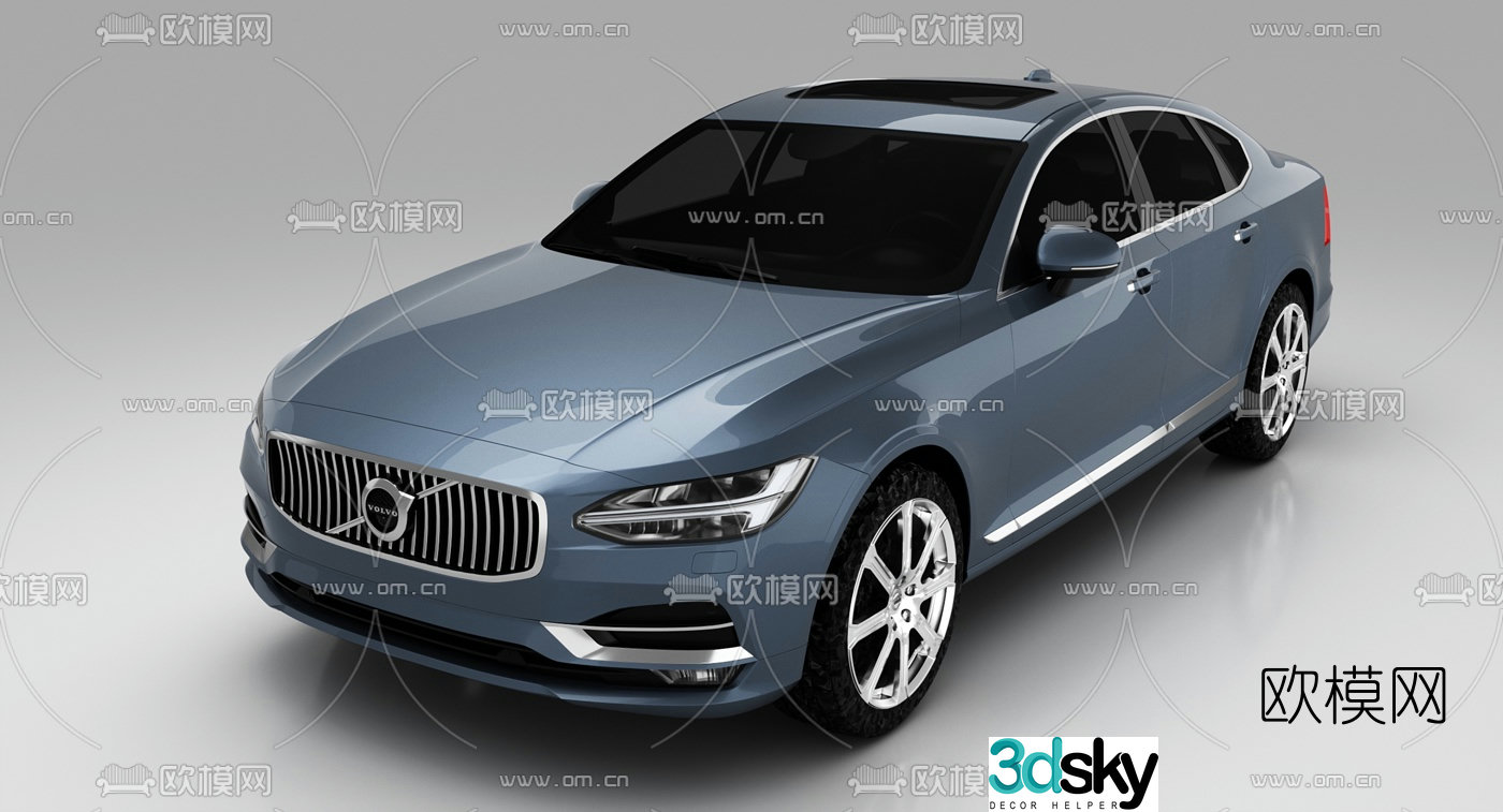Hyundai Volvo S90 sedan 3d model
