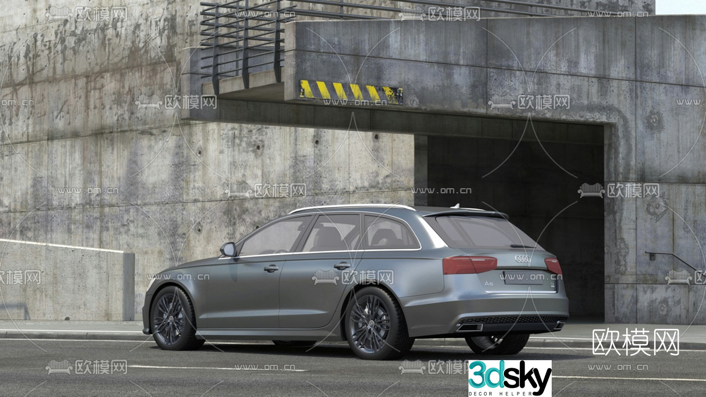 Hyundai Audi A6 3d model
