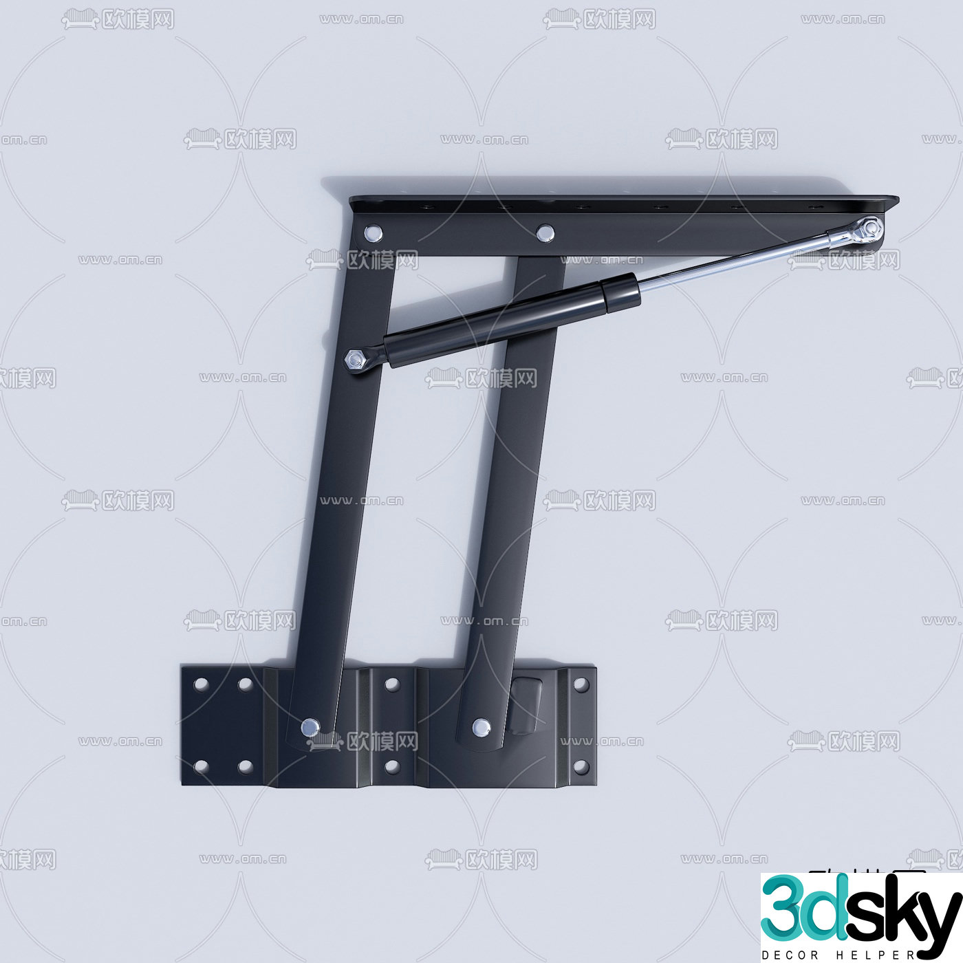 Modern hydraulic lift 3d model