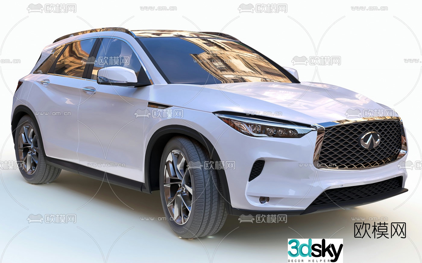 Hyundai Infiniti SUV car 3d model