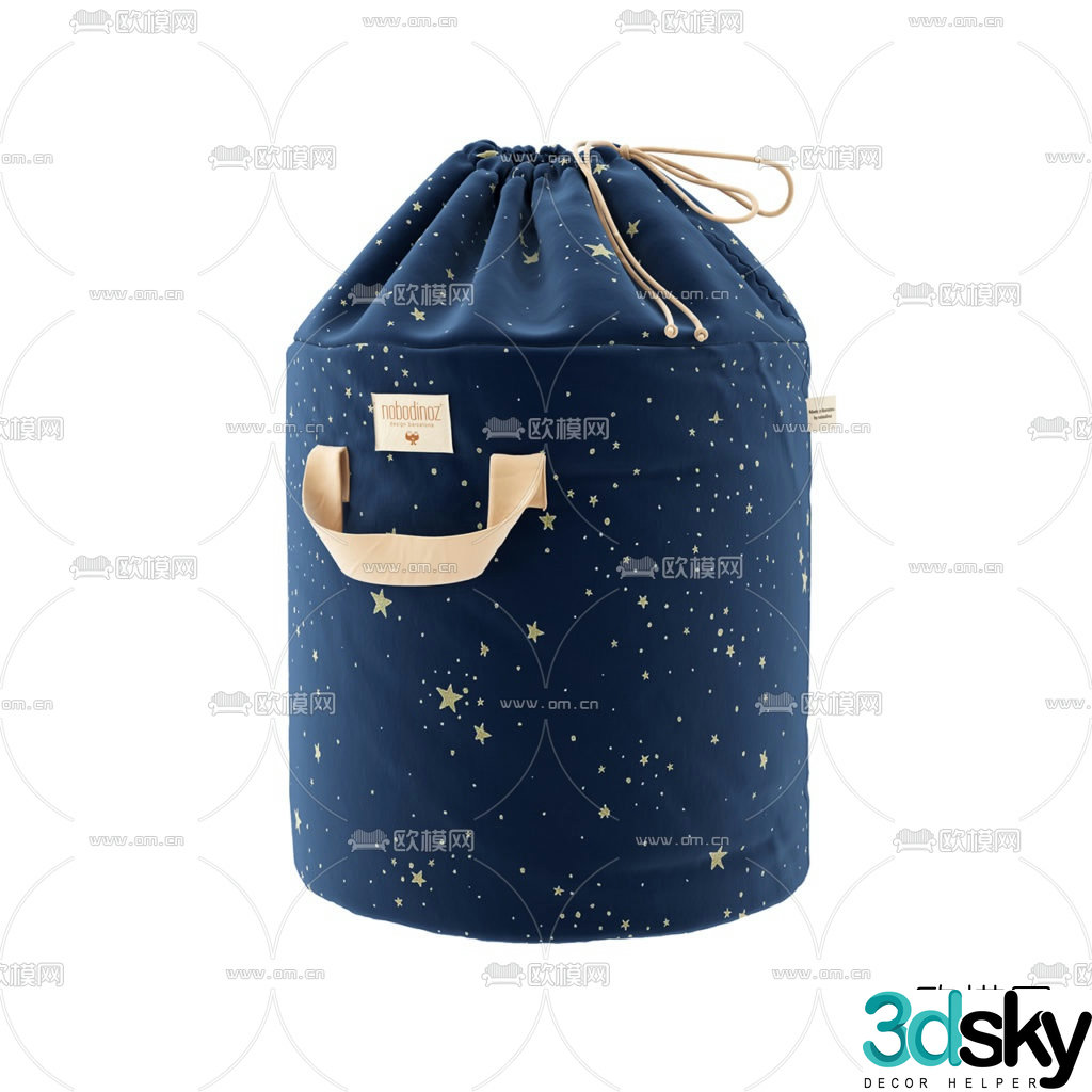 Modern children’s toy bag 3d model