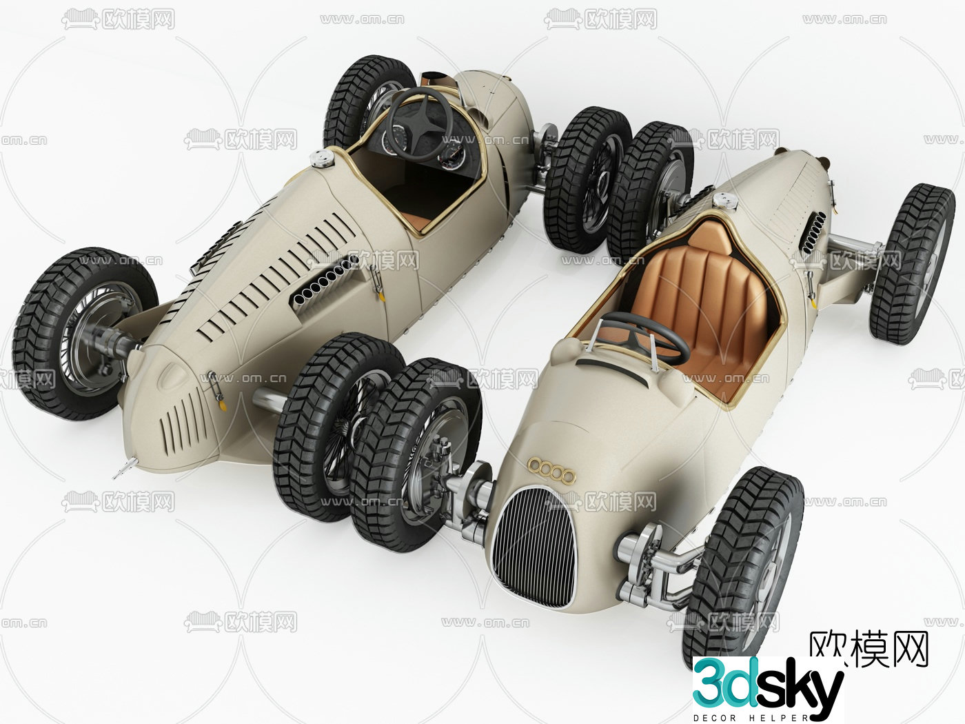 Modern children’s toy car 3d model