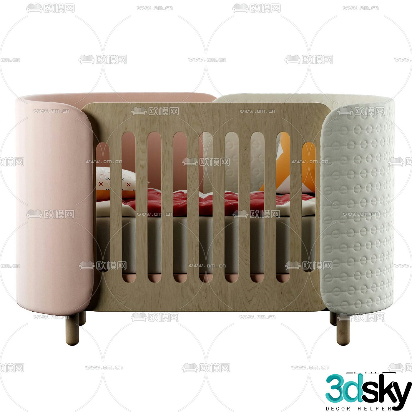 Nordic crib 3d model