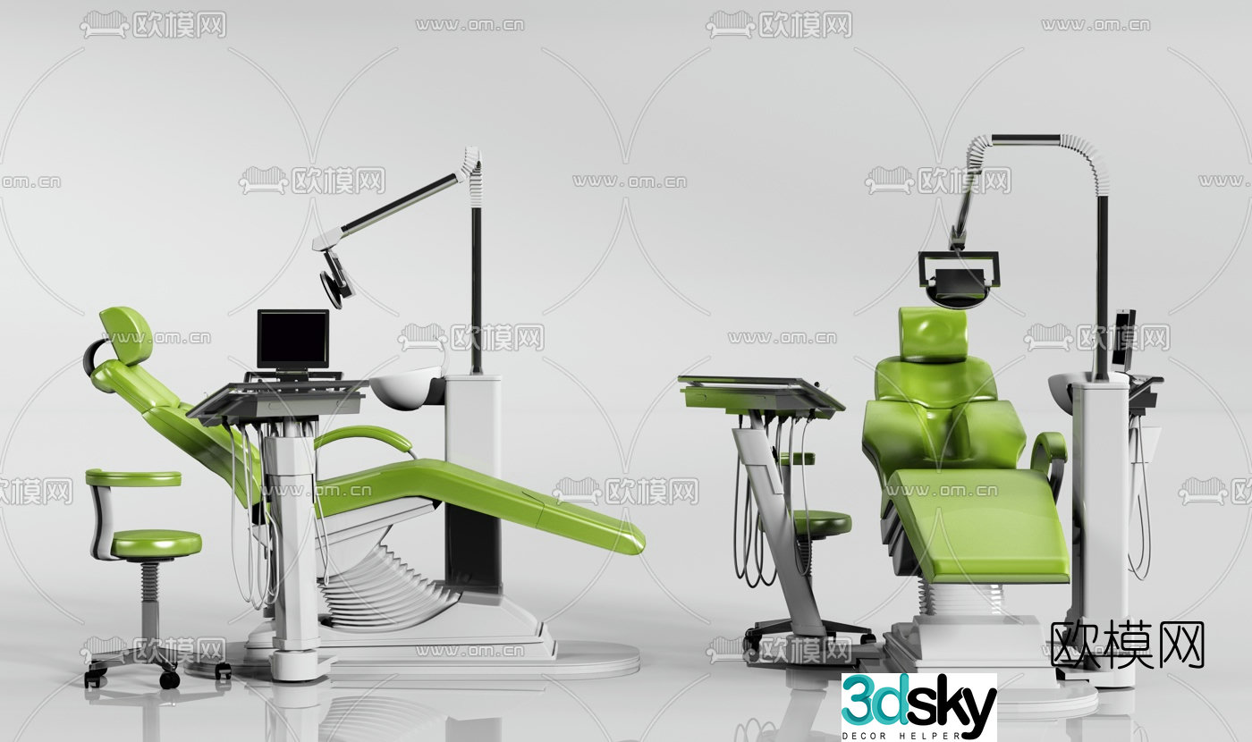 Modern dental medical equipment 3d model