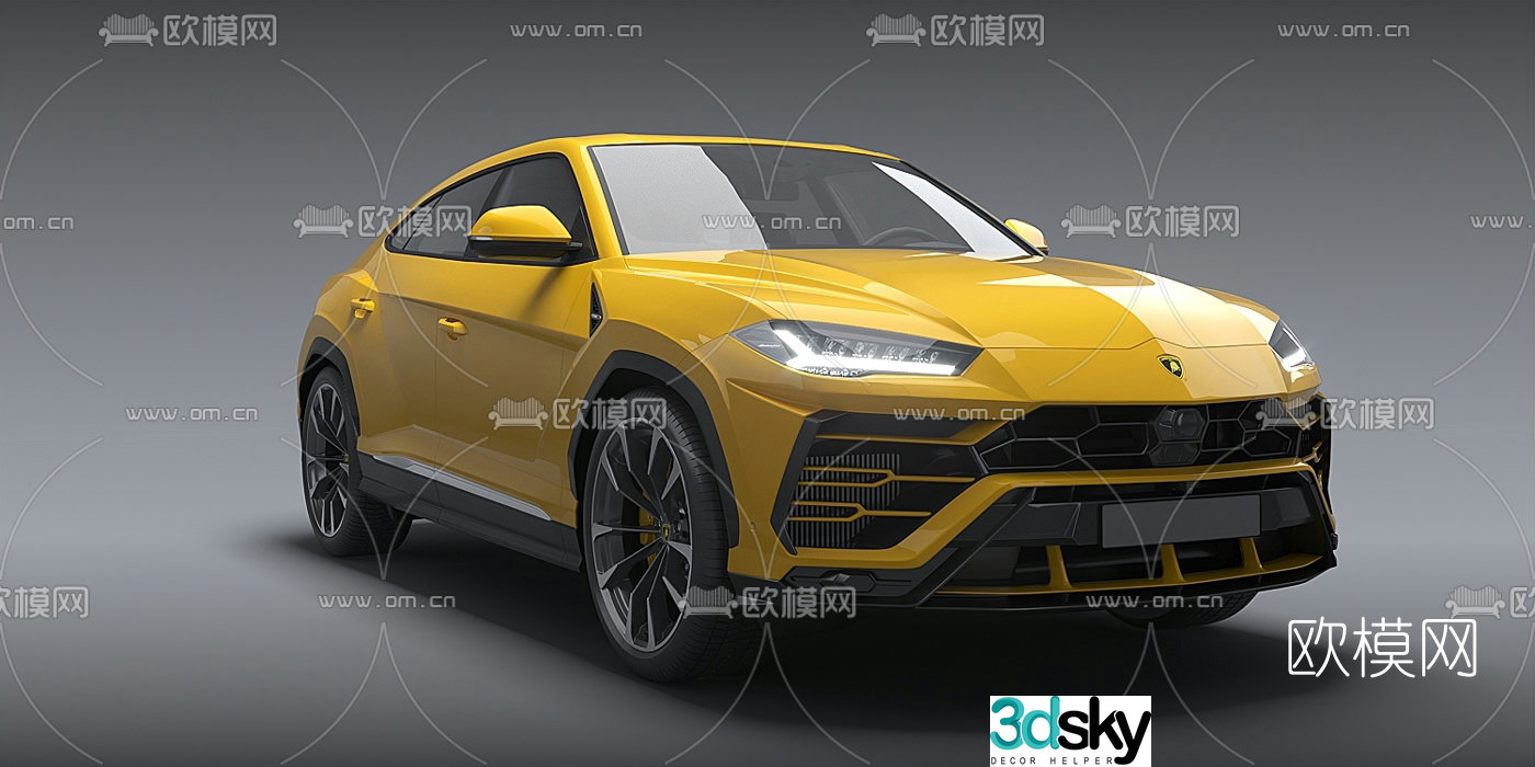 Modern Lamborghini Urus off-road vehicle 3d model