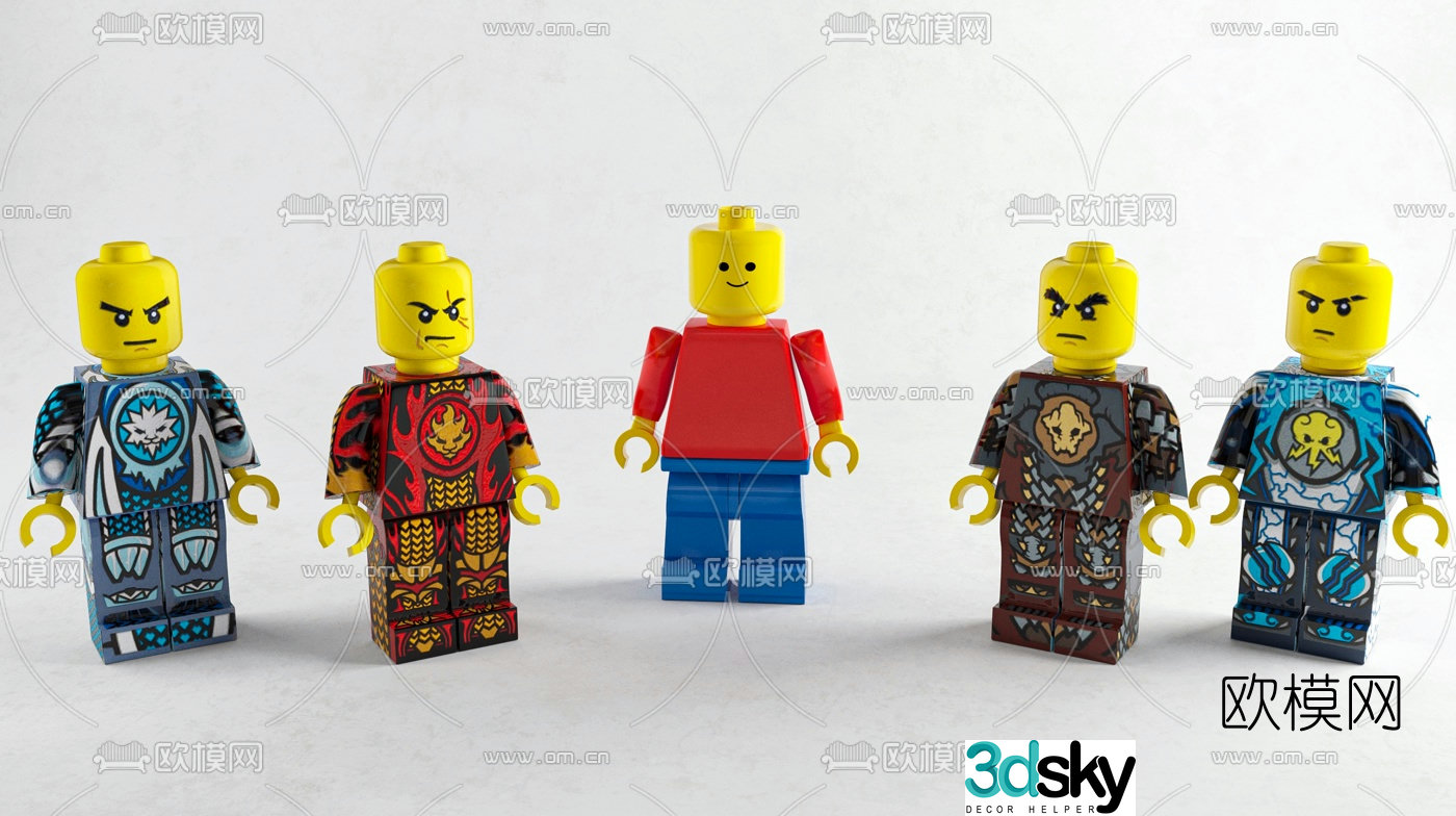 Modern children’s cartoon toy 3d model