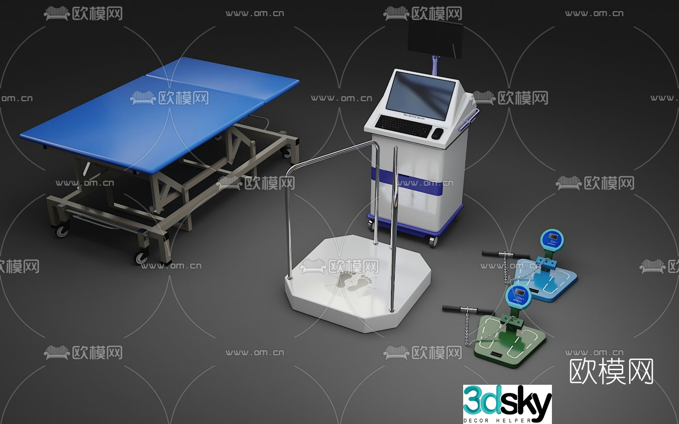 Modern medical equipment 3d model