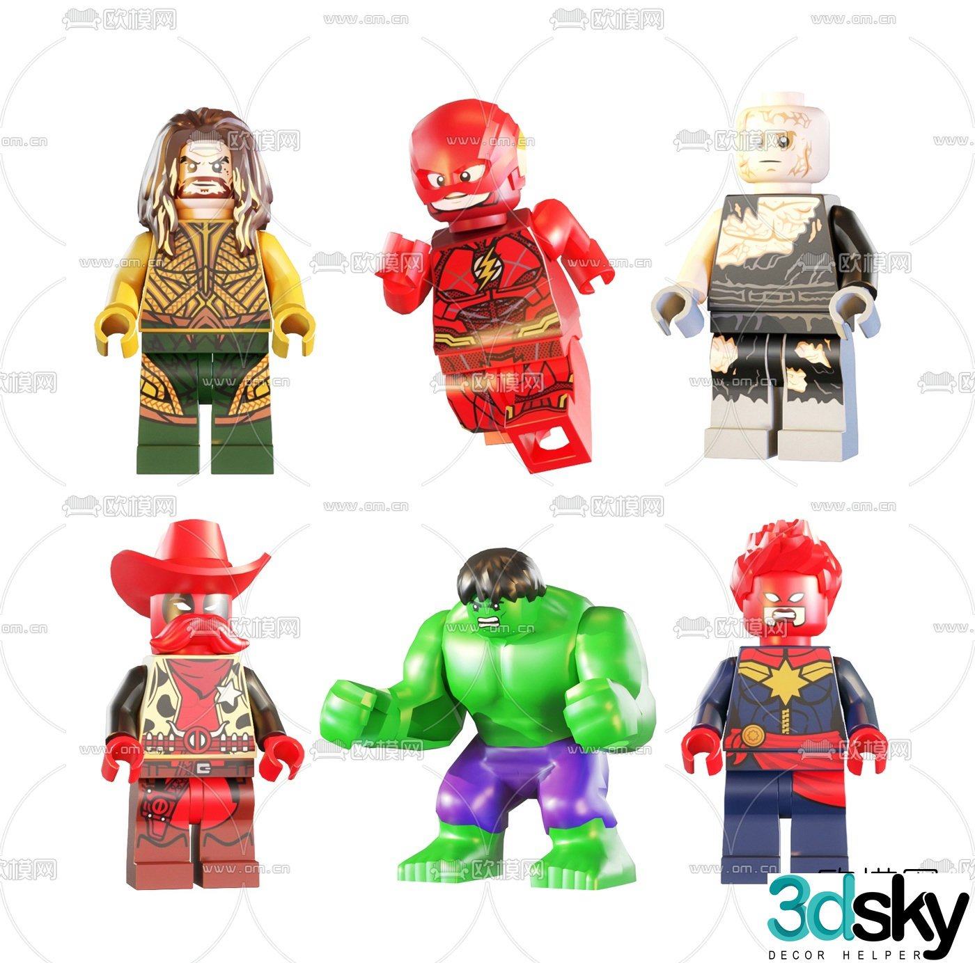 Modern cartoon toy 3d model