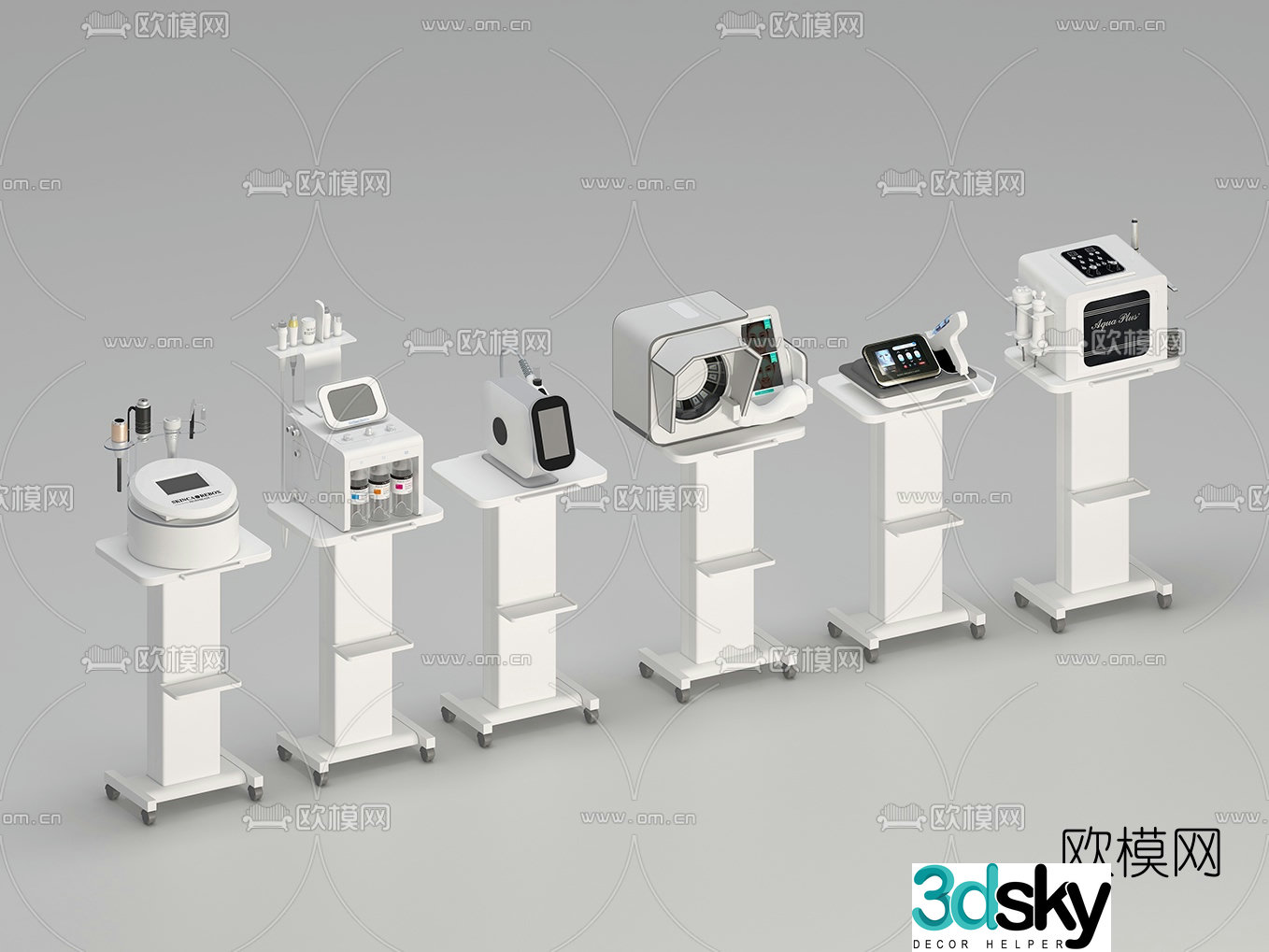 Modern beauty equipment 3d model