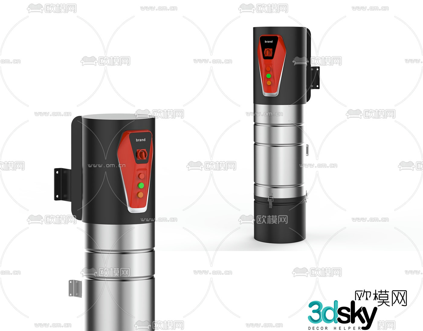 Modern auto repair equipment machine 3d model