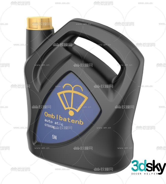 Modern lubricant 3d model