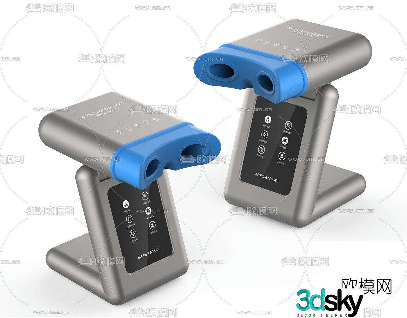 Modern children's vision correction instrument 3d model