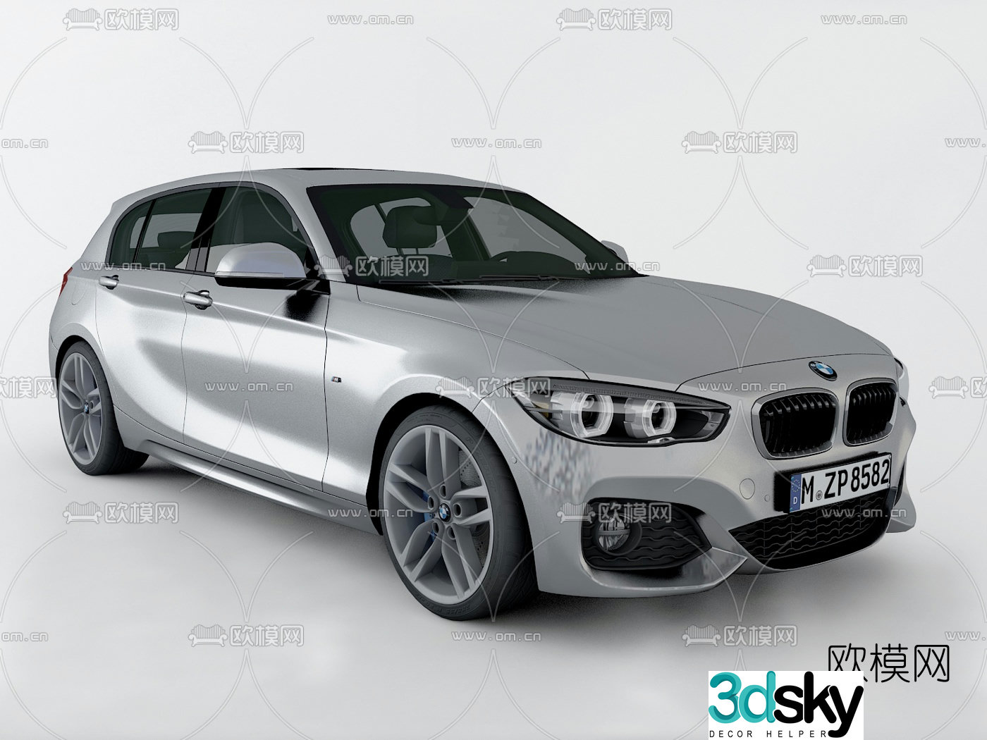 modern bmw 3d model