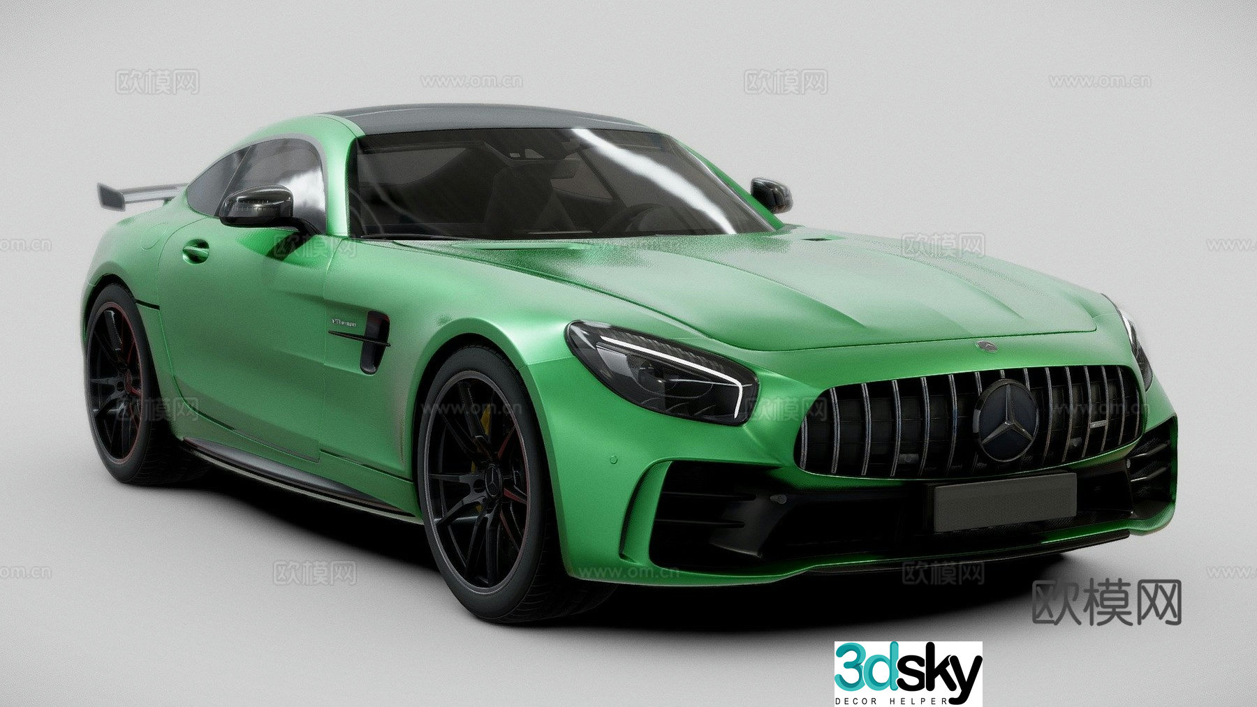 Mercedes sports car car 3d model