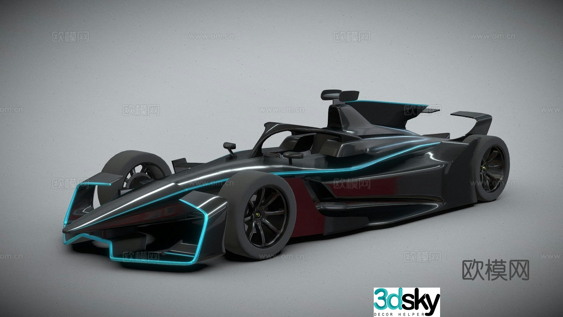 Gen2EVO racing sports car car 3d model