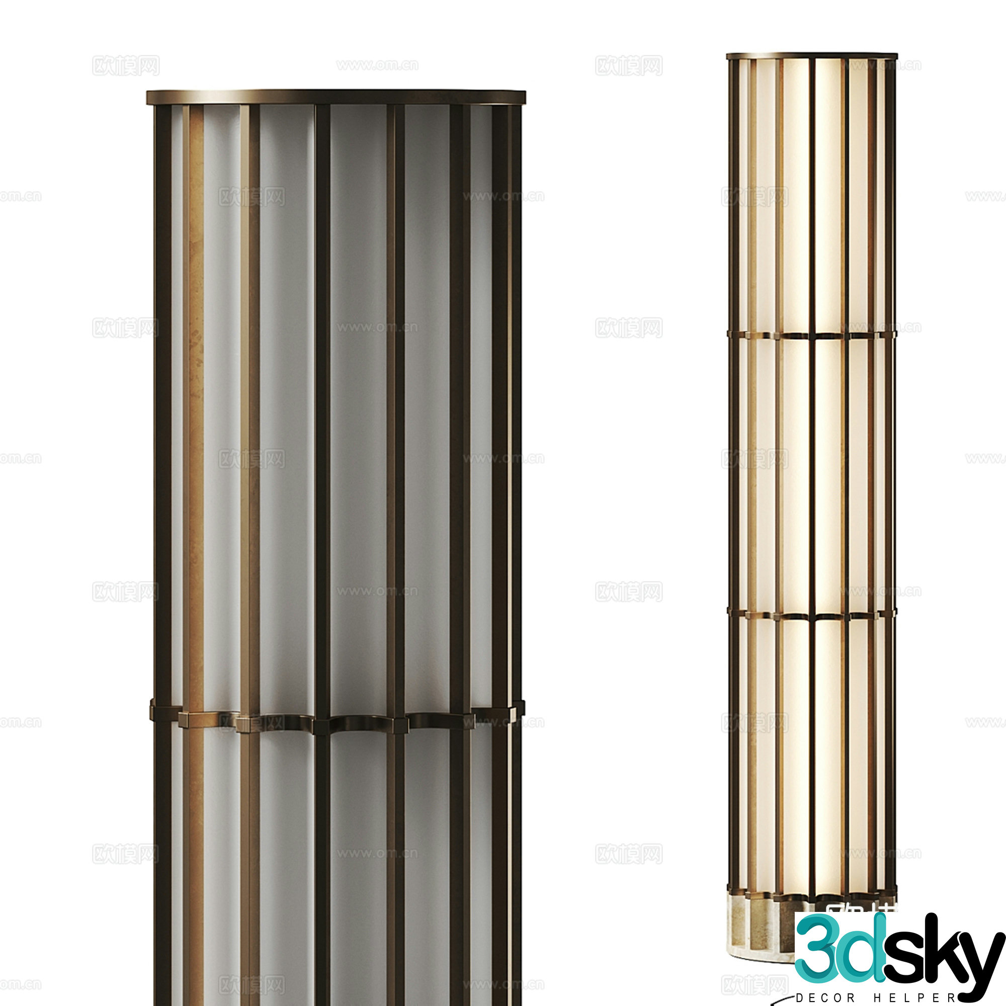 Modern floor lamp 3d model