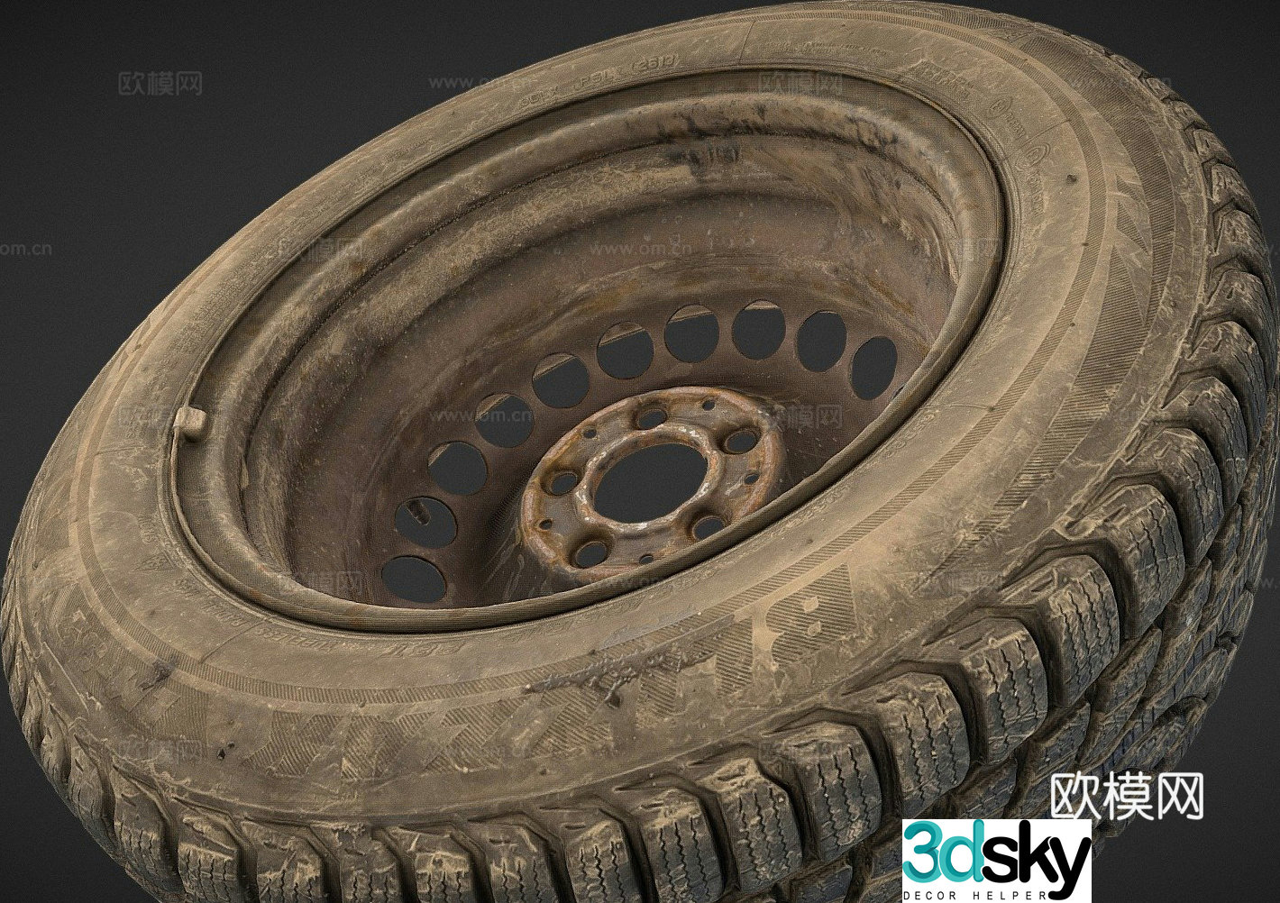 old car tire hub wheel 185-65R153d model