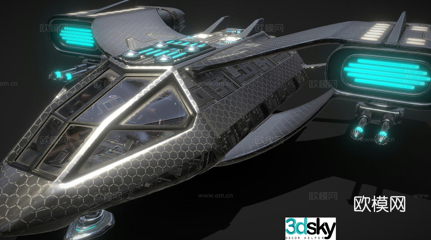 spaceship spaceship 3d model