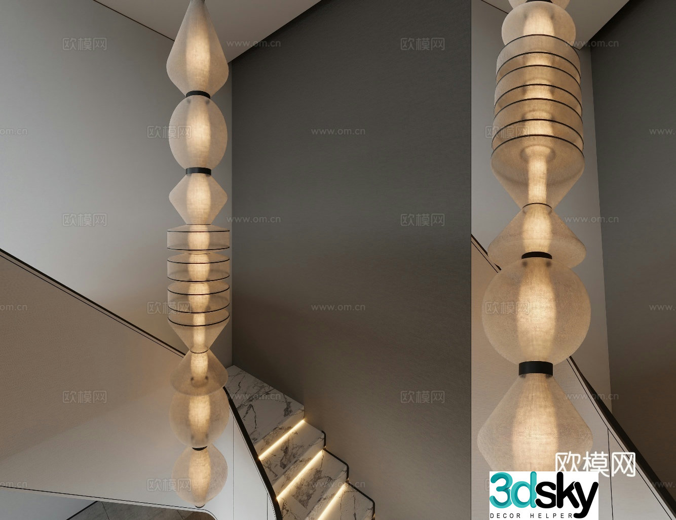 Medieval style chandelier art chandelier 3d model