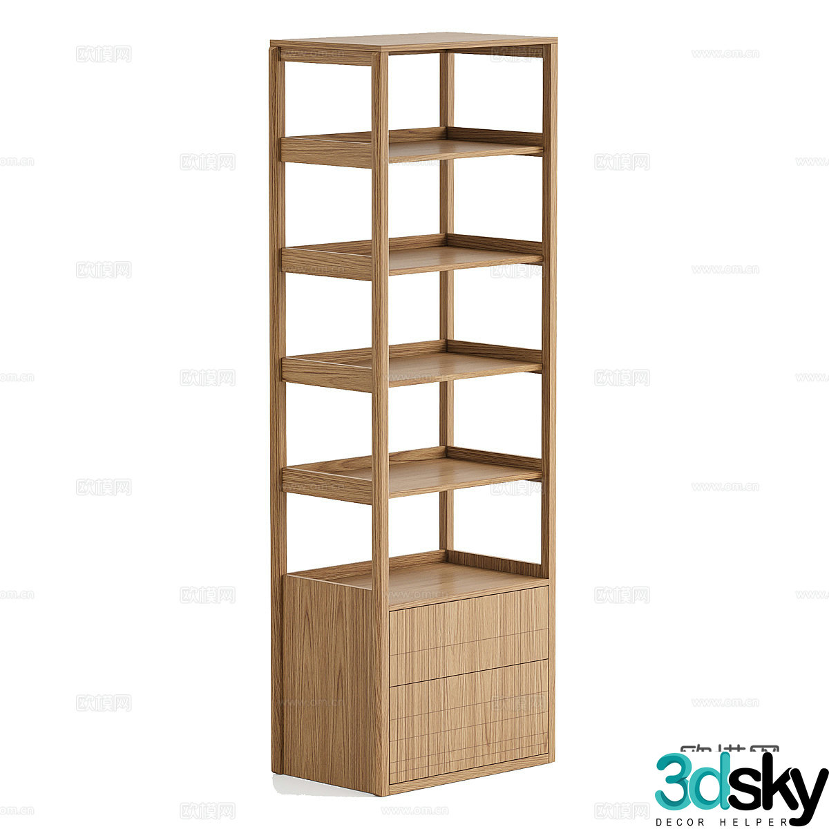 Nordic decorative cabinet side cabinet 3d model