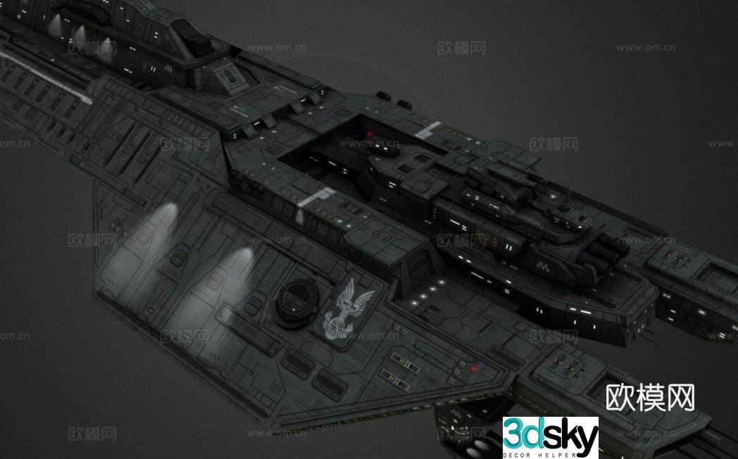 Phoenix class attack ship 3d model