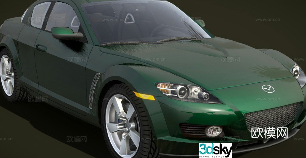 Mazda RX-8 car sedan 3d model